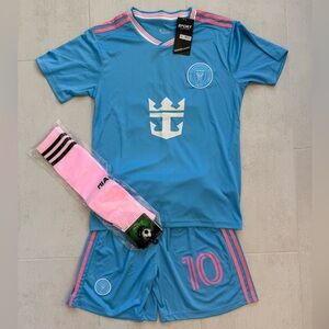 Inter Miami 2nd Away Kit Messi #10 Soccer Futbol